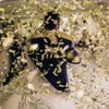 FAMULIA Confetti Confetti Gold, Gold, Glitter, Rectangle, 1.0 inches (2.5