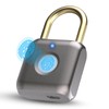 Pothunder Fingerprint Padlock, Smart Padlock, Locker Lock, Biometric Keyless Fingerprint