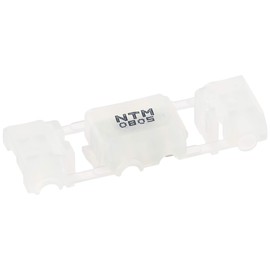 Amon 3332 External Wire Diameter Wiring Connector, White, Power Side AV (S) 0.5 - 0.85 sq / Branch Side AV (S) 0.2 - 0.5 sq, 4 Pieces