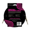Ernie Ball - Cable de inserción recto trenzado de 25