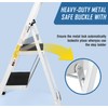2 Step Stool, Folding Step Stool - Capacity with Wide