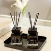 Crazy huayi black reed diffuser stick size ；4mm diameter 10.6inch
