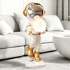 Astronaut Statue, Spaceman Sculpture, Home Decor Sculpture, Cool Metal mask