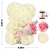 K KYMAKE Valentines Gifts,Gifts for Women,Rose Bear,Rose Flower Bear,Rose Teddy