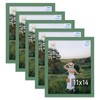 Muzilife 5 Pack 11x14” Picture Frames, Green Picture Frames for