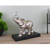 Caths Direct Silver Elephant Ornament