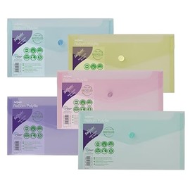 Snopake Reborn Polyfile DL AST (Pack of 5)