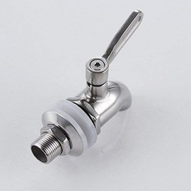 304 Polished Finished Stainless Steel Beverage Dispenser Replacement Spigot Fits Berkey and Other Gravity Filters Also