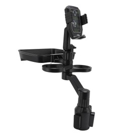 Car Cup Holder Expander Tray, Multifunctional Car Cup Holder Tray Adjustable Base Width for Business