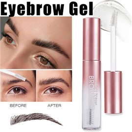 Gel Para Cejas, Fijador de Cejas De Secado Rápido Y Larga Duración, Cera Natural Para Cejas Tridimensional Sin Olor, Jabón Transparente Para Cejas, Kit De Pomada Para Cejas Con Pincel (Ceja)