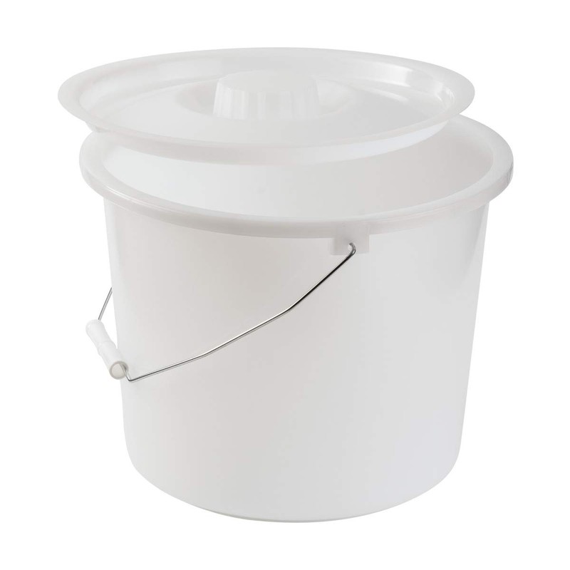 DMI Bedside Commode Replacement Bucket with Lid & Handle, Easy