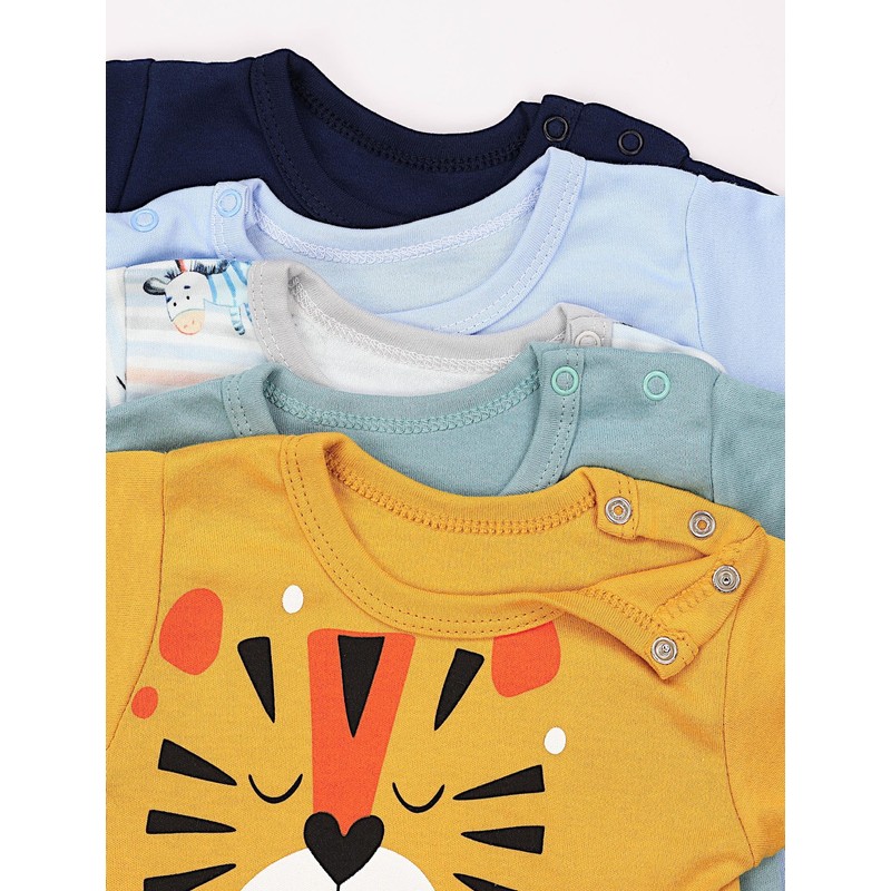 TupTam Long Sleeve Baby Bodysuit - Soft Bodysuit Baby Pack