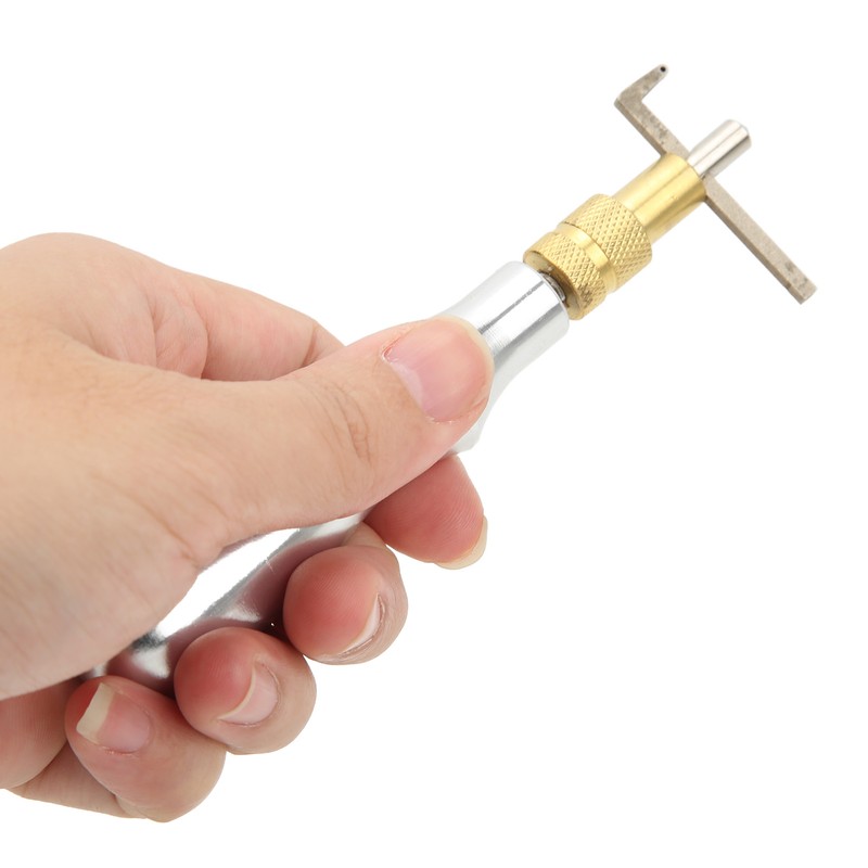 Leather Groover Professional Aluminum Handle Hand Made DIY Leather Craft