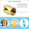CO2 Adapter, Dual Sealed Design, Quick Connect Adapter, Easy to