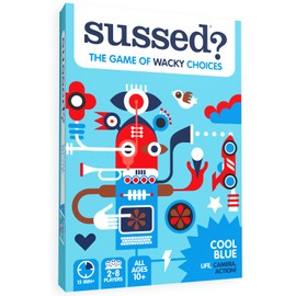 SUSSED The Wacky ‘What Would You Do’ Card Game - Social Fun for Teens, Boys, Girls - Easy Summer Camp, Road Trip, Travel Game - Kids Ages 10+ & Adults - Cool Blue Pack