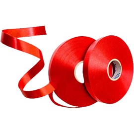 Curling Ribbon Rolls 5mm Width Crimped Ribbon for Balloons String Gift Wrapping Florists Wedding Party Decoration Festivals Arts/Crafts and Christmas Red 50 Meters