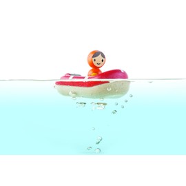 PLAN TOYS Coast Guard Boat Bath Toy