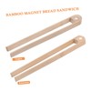 Zerodeko 1Pc Bamboo Food Clip Multi Function Scald Tongs for
