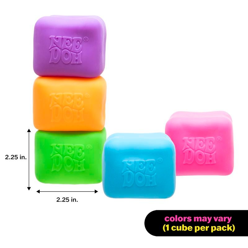 Schylling NeeDoh Nice Cube - Best-Selling Sensory Fidget Toy with