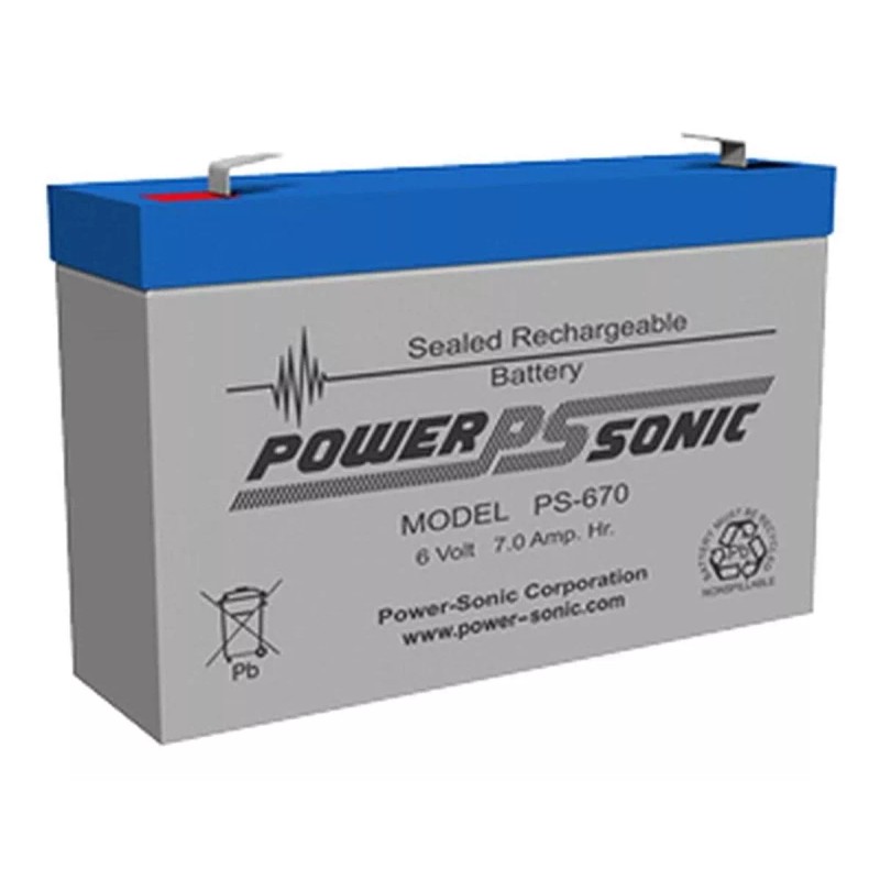 Power Sonic Plomo Acido Ps-670 F1 6v 7ah