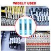 CEEYSEE 100Pcs Heat Shrink Butt Connectors 16-14 AWG Blue Insulated