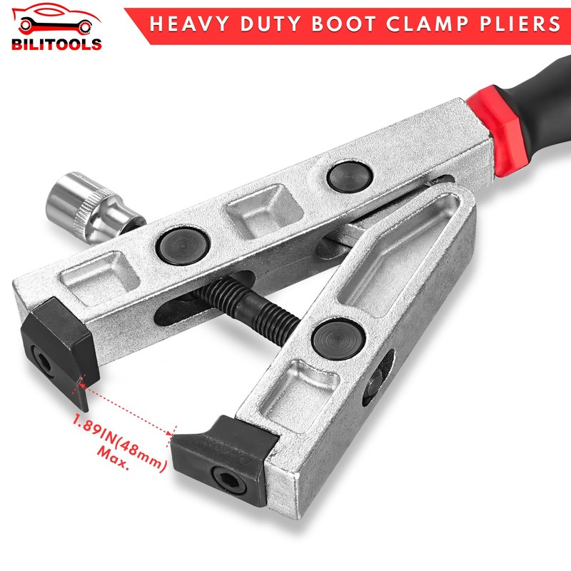 BILITOOLS Heavy Duty CV Boot Clamp Pliers, 3/8" Drive CV