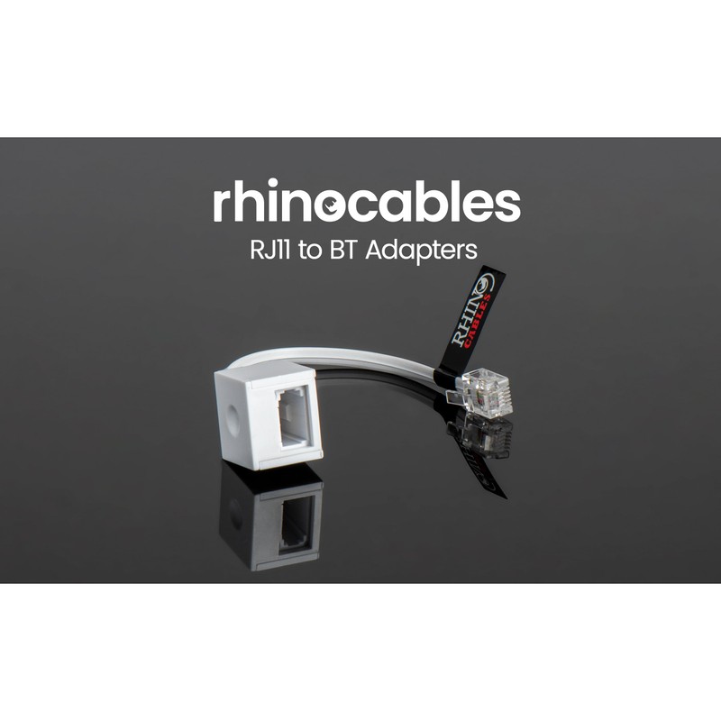 rhinocables RJ11 to BT Socket Adapter - Phone to Ethernet