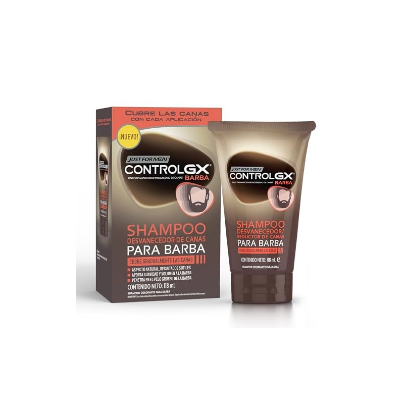 Just For Men Control Gx Shampoo Desvanecedor Progresivo de Canas