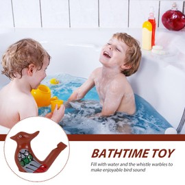 ibasenice Pack of 4 Cuddly Toy Water Whistles Toy Bird Toy Animal Pipe Bird Water Pipe Bird Pipe Made of Terracotta Ceramic Stocking Filler Manual Child Props