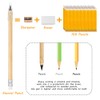AUAUY Pack of 6 Wooden Inkless Pencils, Infinity Pencil, Reusable