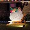 MIWAT 10W LED Flood Lighting, IP68 Waterproof Outdoor Work Lamp