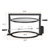 only fire Santa-maria Style Grill Rotisserie System Adjustable Cooking Grate