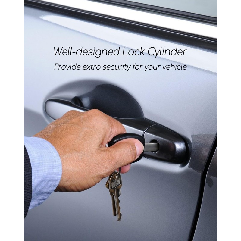 Front Door Lock Cylinder with 2 Keys Fit for Hyundai