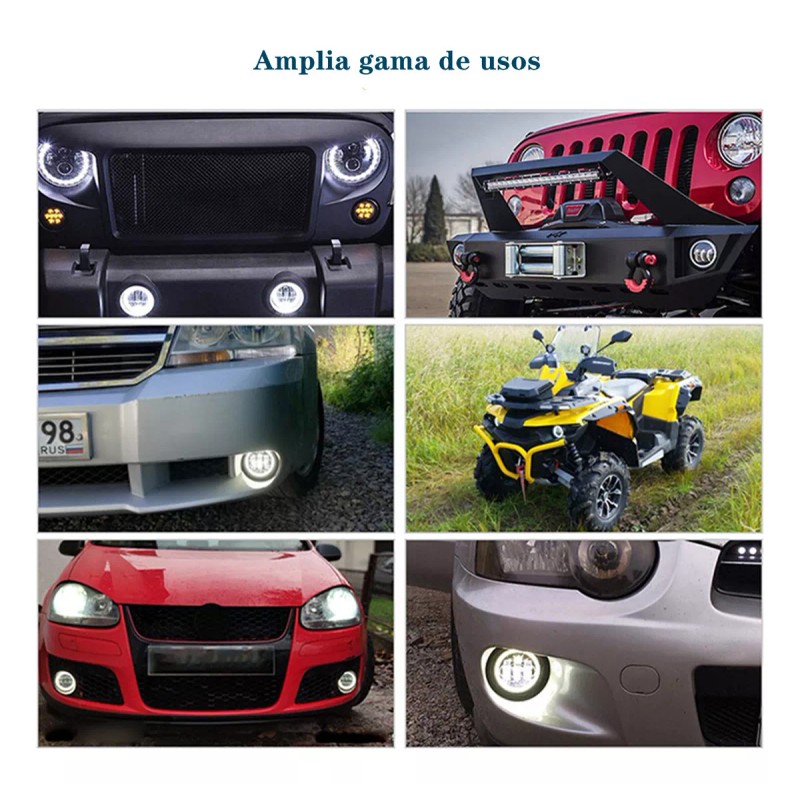 RTS 1 Par 4in Faros De Niebla Led Ojos Ángel