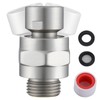 Shower Head Swivel Ball Adapter, Solid Brass Universal Angle Connector