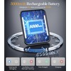 Gospire Heated Shower Mirror Fogless for Shaving with Light, Rechargeable