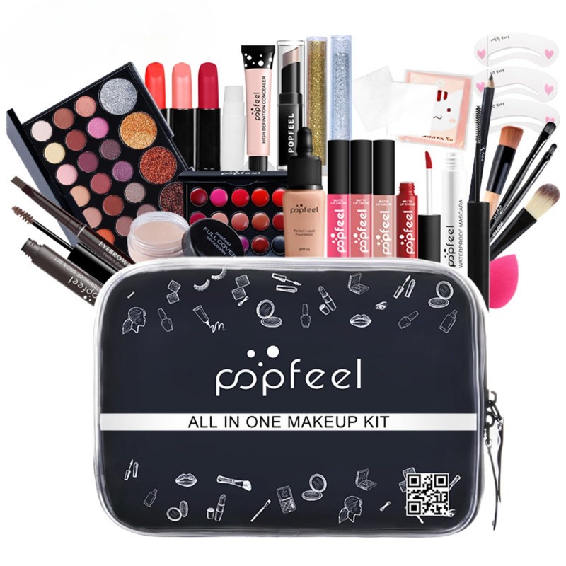 POPFEEL Professional Makeup Set, 27 Piece Set, Full Beauty Makeup,