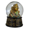 Ancient Egyptian Pharaoh King Tut Small Water Globe With Hieroglyphic