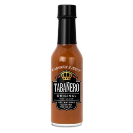 Tabañero Original Hot Sauce, Gluten Free, 5oz. Bottle