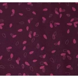 Fido Fabrics 1yd x 42" 100% cotton, Sangria by Marisol Ortega, Figo Fabrics, Magenta, Seeds