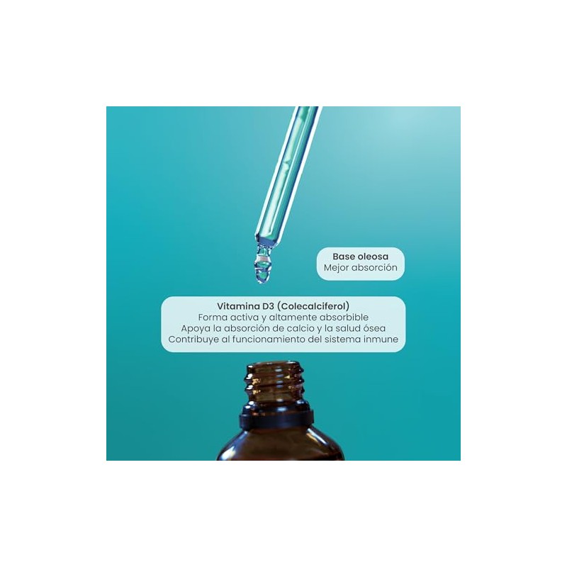 Matter Desol Vitamina Colecalciferol Gotas Apoyo Absorción Calcio Bienestar Celular