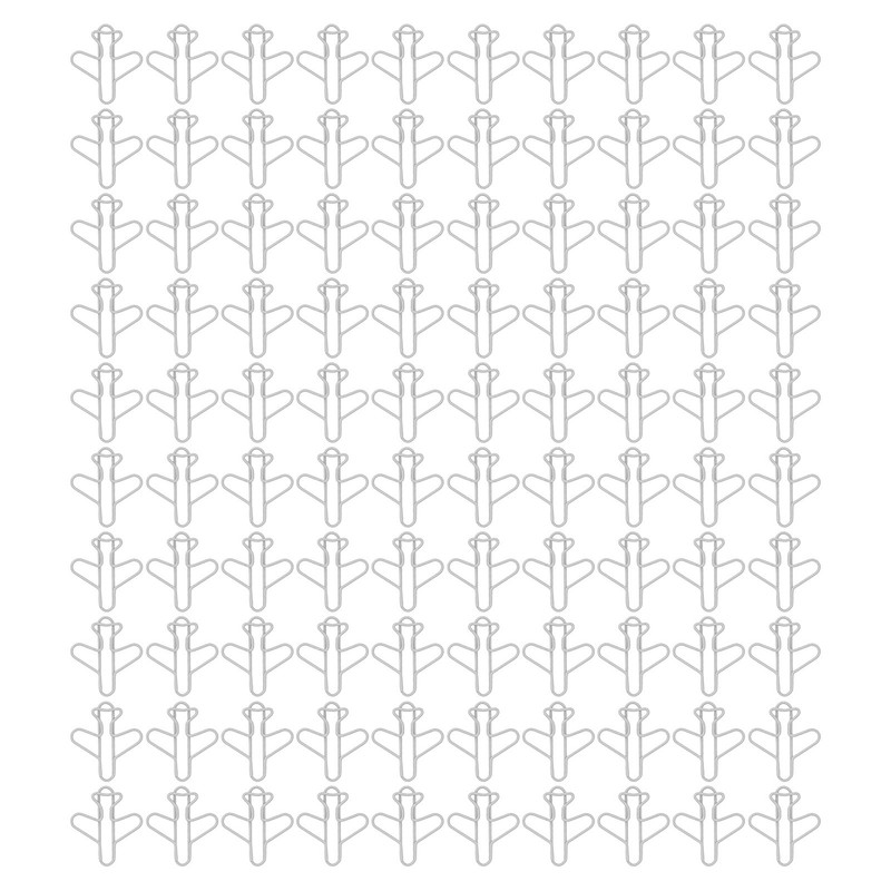 Aircraft Shape Paper Clips Cute Small Paperclips for Office School