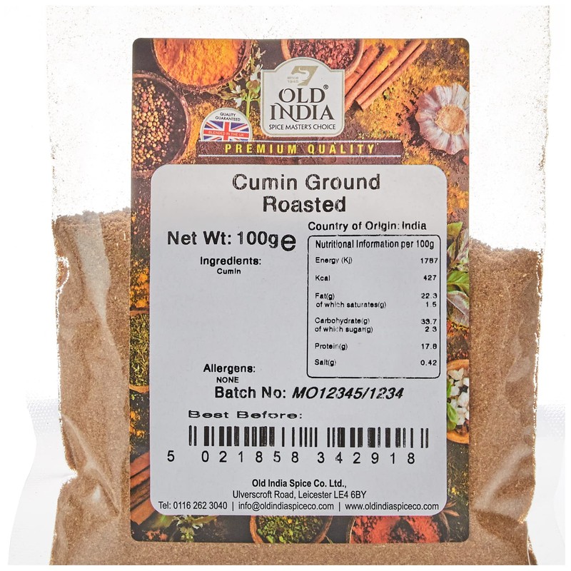 Old India Cumin Ground Roasted 100g