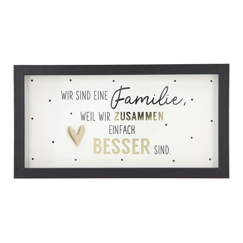 Depesche 11627-001 Photo Frame with Compliment, Small Decorative Frame with