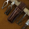Tourbon Leather Garden Pruning Shears Folding Saw Double Holster Gardening