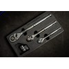 MichaelPro 3-Piece Quick-Release Ratchet Set with Teardrop Head, 90 Tooth