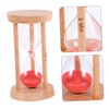 NOLITOY Sand Timer for Study and Cooking Red Timer Management