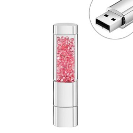 Garrulax USB Stick, Premium USB 2.0, Diamond 16 GB / 32 GB USB Flash Drive Waterproof Memory Stick High Speed Transfer Memory Stick