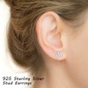 TINGN Earrings Silver 925 Women Girls Medical Stud Earrings Gold