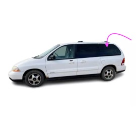BAG Fits:99-2001 Ford Windstar Rear Left Quarter Window Glass W/O Sliding Door/Dark